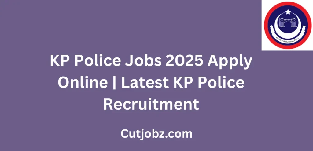 KP Police Jobs 2025 Apply Online Latest KP Police Recruitment