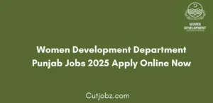 Women Development Department Punjab Jobs 2025 Apply Online Now